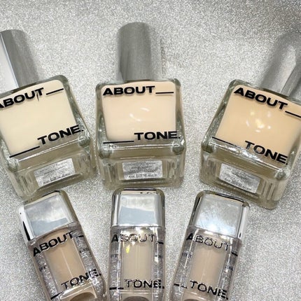ABOUT TONE スキンレイヤーフィットファンデーションのクチコミ「ABOUT TONE
SKIN LAYER FIT FOUNDATION
21 WARM .....」(3枚目)