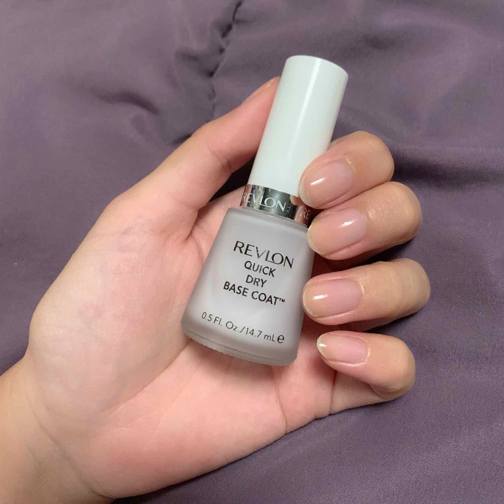 クイック ドライ ベース コート N/REVLON/ネイルベースコートを使ったクチコミ(1枚目)
