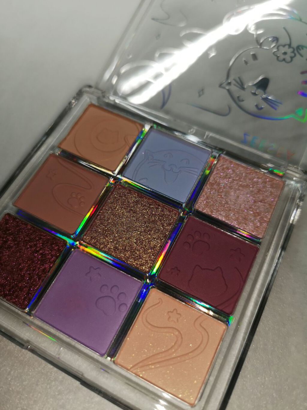 クォーツ 9色アイシャドウパレット(ドリームランドアイシャドウ)/ZEESEA/アイシャドウパレットを使ったクチコミ（2枚目）