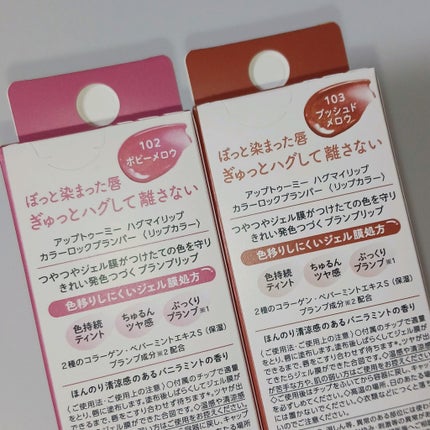 アップトゥーミー ハグマイリップ カラーロックプランパー/up2me/リッププランパーを使ったクチコミ(2枚目)