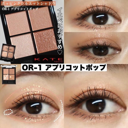 ケイト ポッピングシルエットシャドウ/KATE/アイシャドウパレットを使ったクチコミ(5枚目)