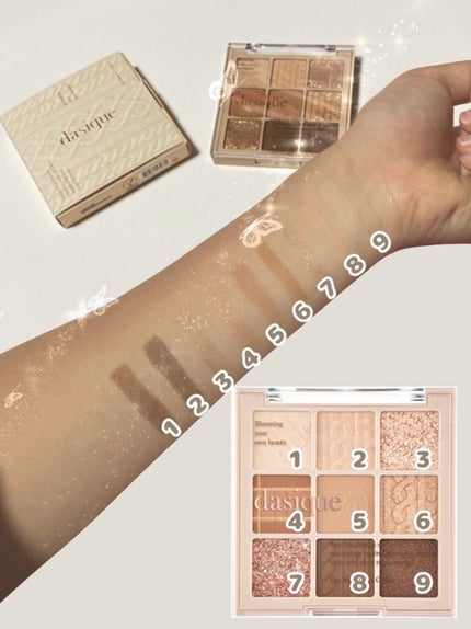 シャドウパレット/dasique/アイシャドウパレットを使ったクチコミ(1枚目)