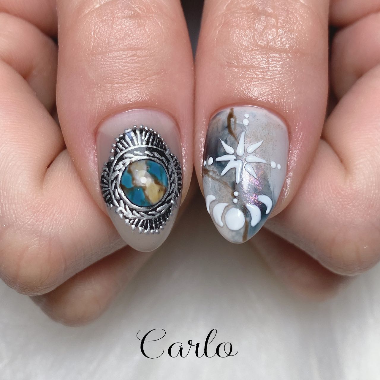 YUKA on LIPS 「120minart..#狭山ヶ丘ネイルサロン#小手指ネイルサロ..」(2枚目)