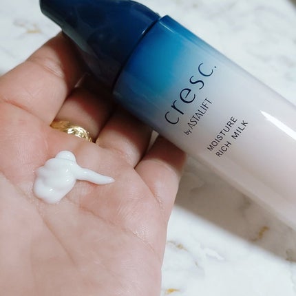モイスチュア リッチミルク/cresc. by ASTALIFT/乳液を使ったクチコミ(6枚目)