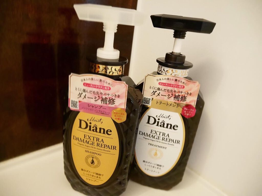 パーフェクトビューティ モイストダイアン エクストラダメージリペア シャンプー/トリートメント/ダイアン/市販シャンプーを使ったクチコミ（1枚目）