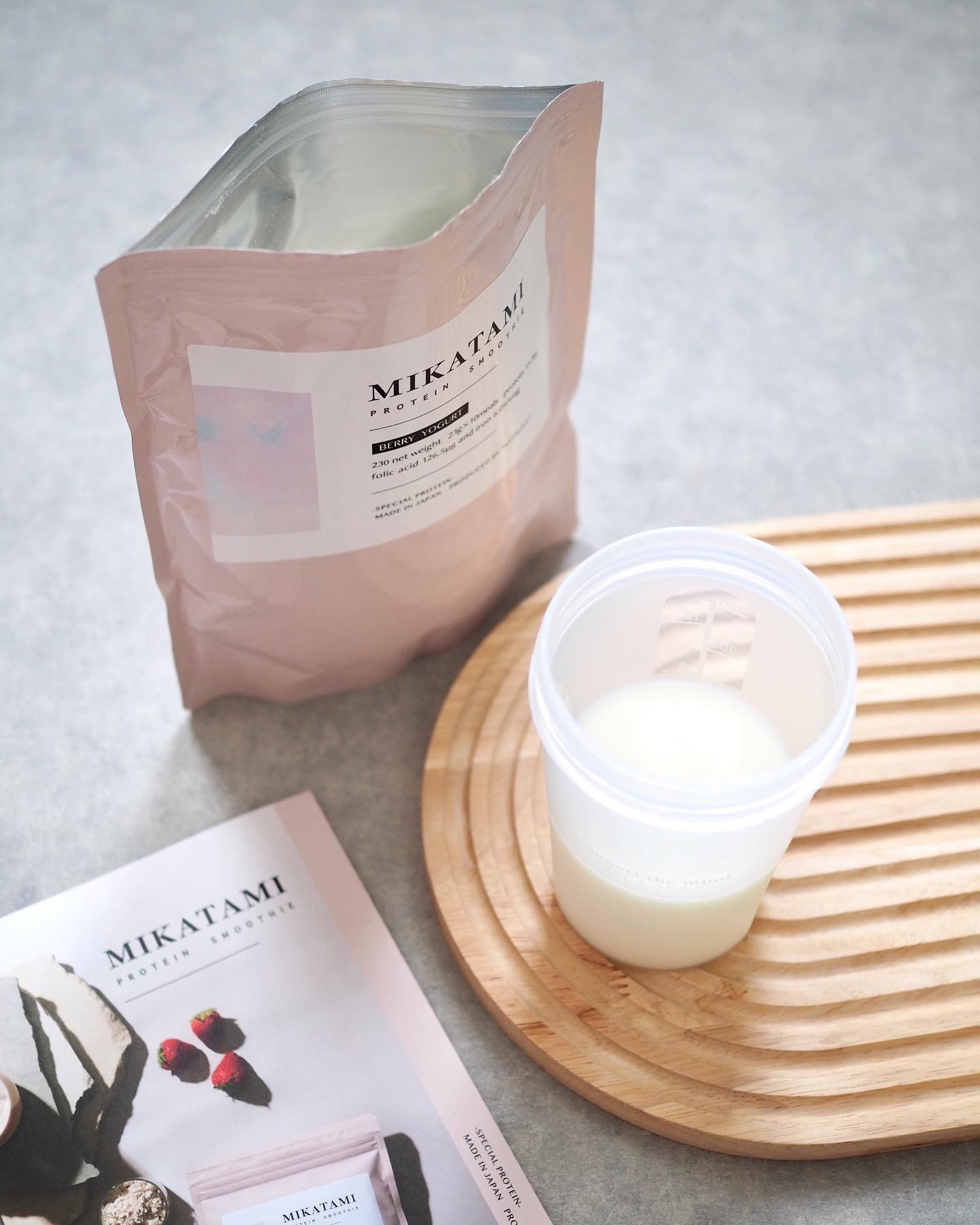 MIKATAMI　プロテインスムージー/MIKATAMI/その他プロテインを使ったクチコミ（3枚目）