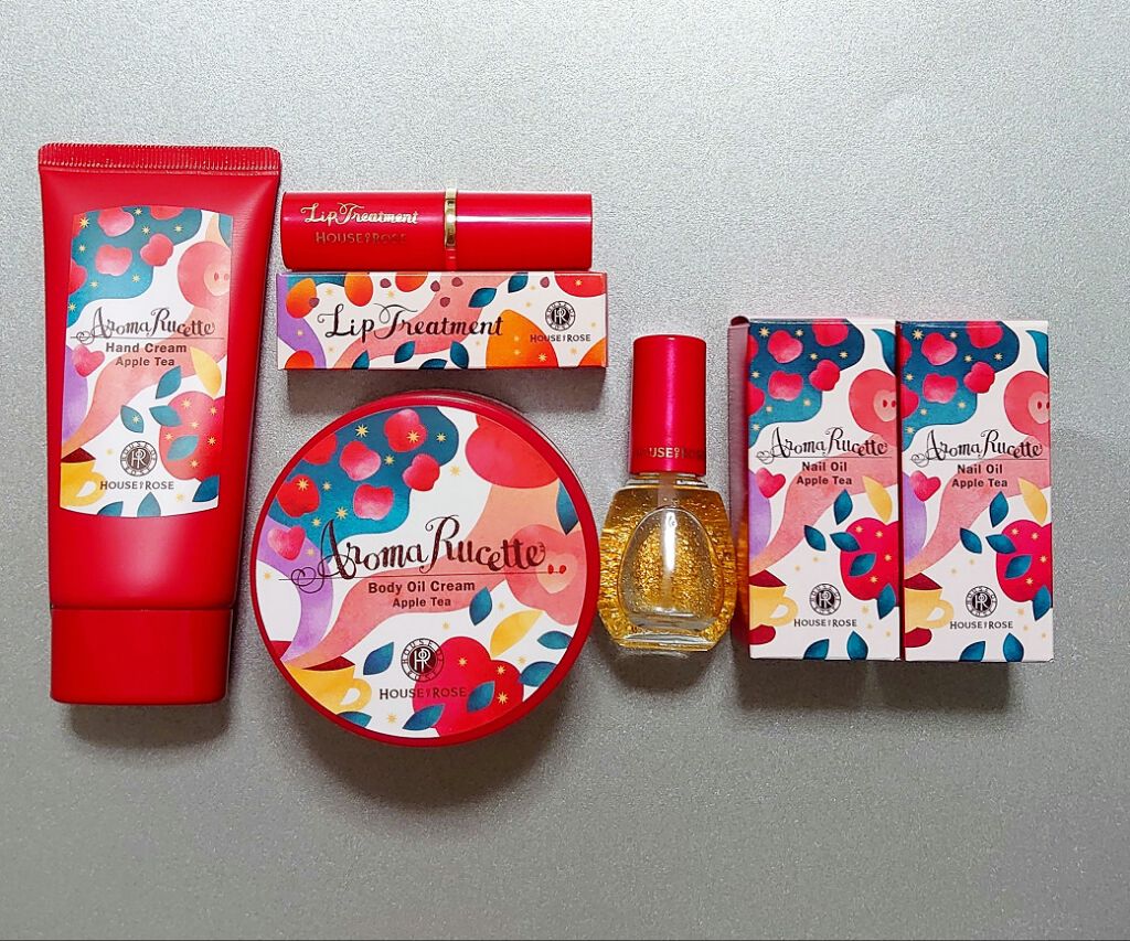 アロマルセット ボディオイルクリーム AT(アップルティーの香り)/ハウス オブ ローゼ/ボディオイルを使ったクチコミ（1枚目）