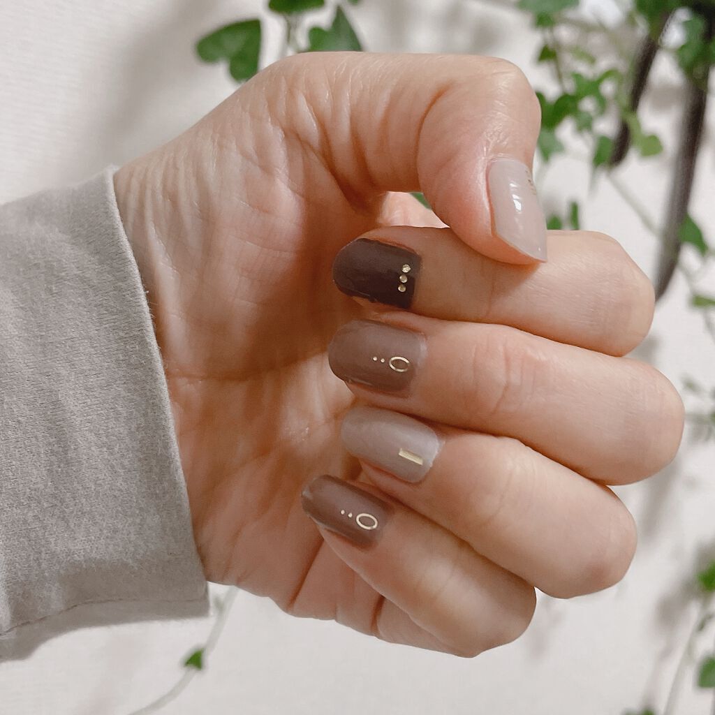 ジェルネイルシール/キャンドゥ/ネイルシールを使ったクチコミ（2枚目）