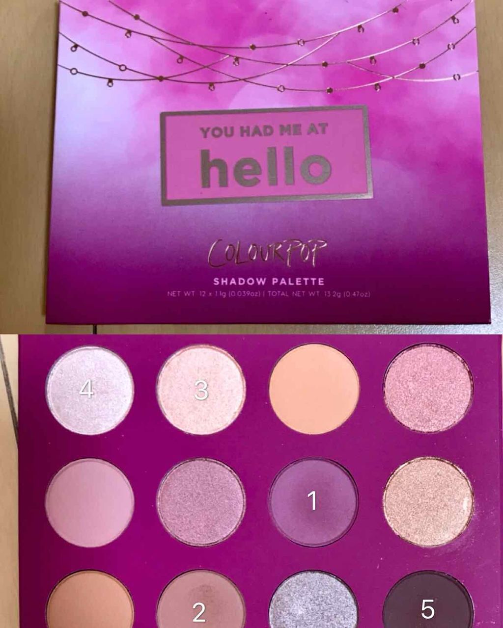 YOU HAD ME AT HELLO/ColourPop/アイシャドウパレットを使ったクチコミ（3枚目）