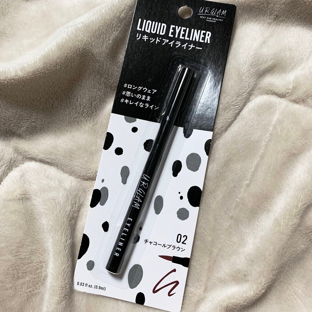 UR GLAM LIQUID EYELINER/U R GLAM/リキッドアイライナーを使ったクチコミ(1枚目)