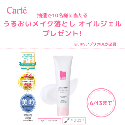 モイスチュア クレンジング オイルジェル/カルテHD/クレンジングジェルを使ったクチコミ(1枚目)