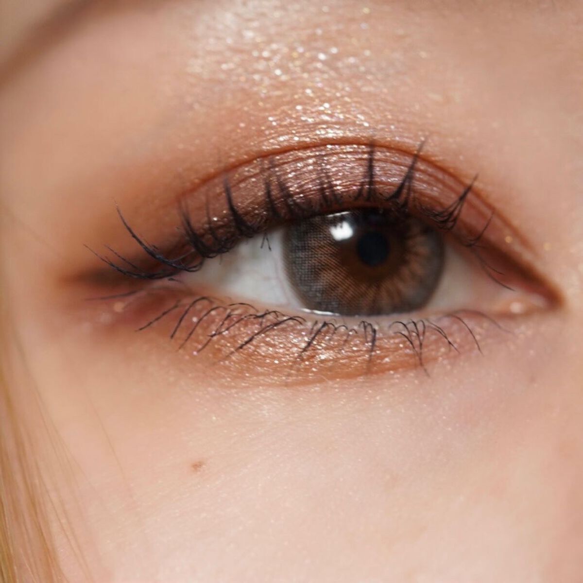 フレンチゴールド3コン/OLENS/カラーコンタクトレンズを使ったクチコミ（3枚目）