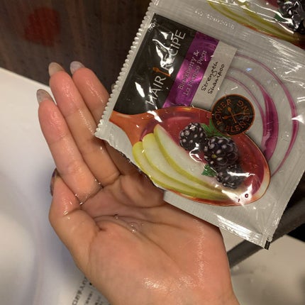 ブラックベリー&ラ・フランス ストレングス レシピ シャンプー/トリートメント/HAIR RECIPE/シャンプー・コンディショナーを使ったクチコミ(3枚目)