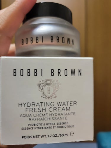 BOBBI BROWN ハイドレイティング ウォーター フレッシュ クリームのクチコミ「使い切りました(*^^*)
独特な香りで💜保湿効果が高いです❤

リピはないけど悪くなかったで.....」（1枚目）