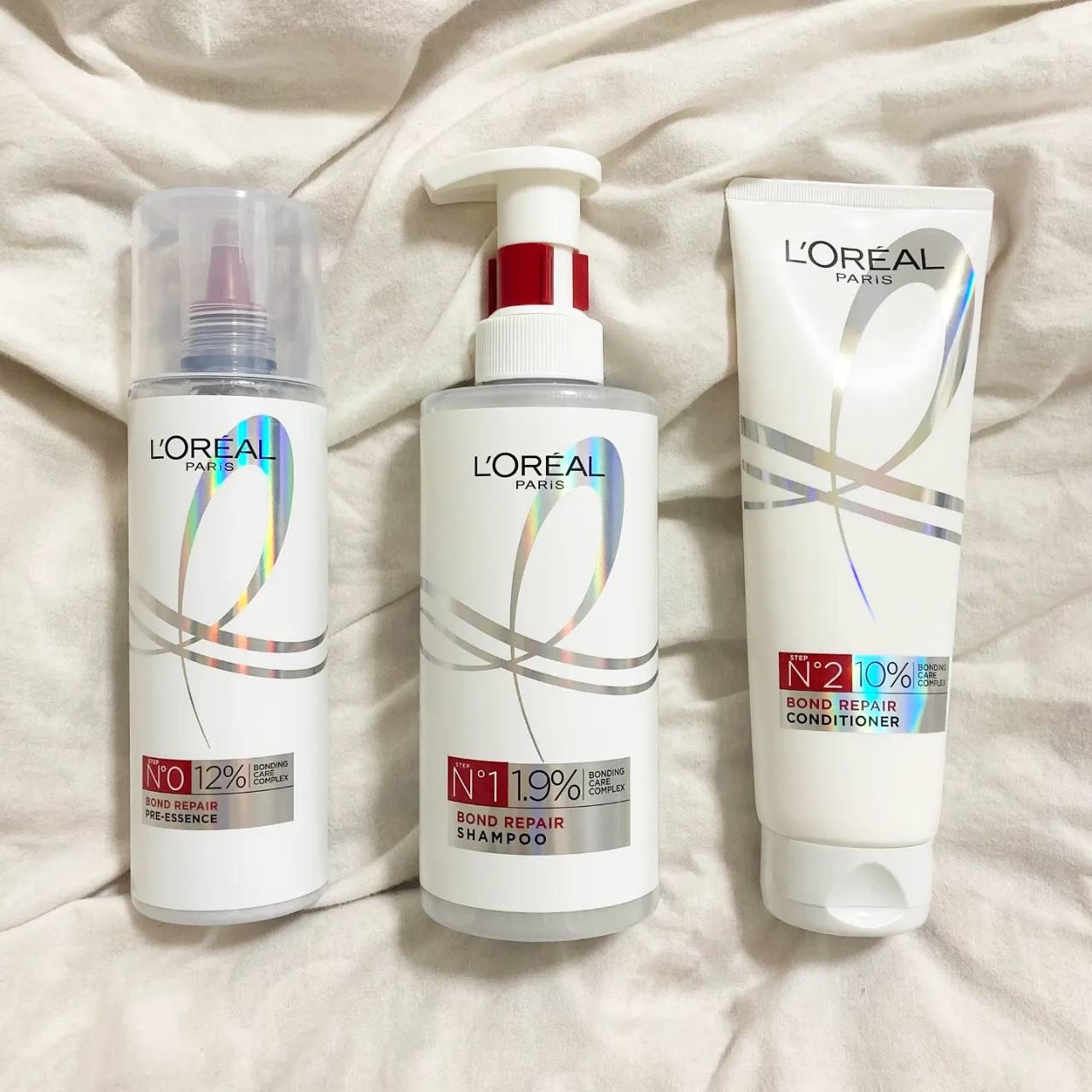 ロレアル パリ ボンド リペア シャンプー／コンディショナー/ロレアル パリ/市販シャンプーを使ったクチコミ（1枚目）