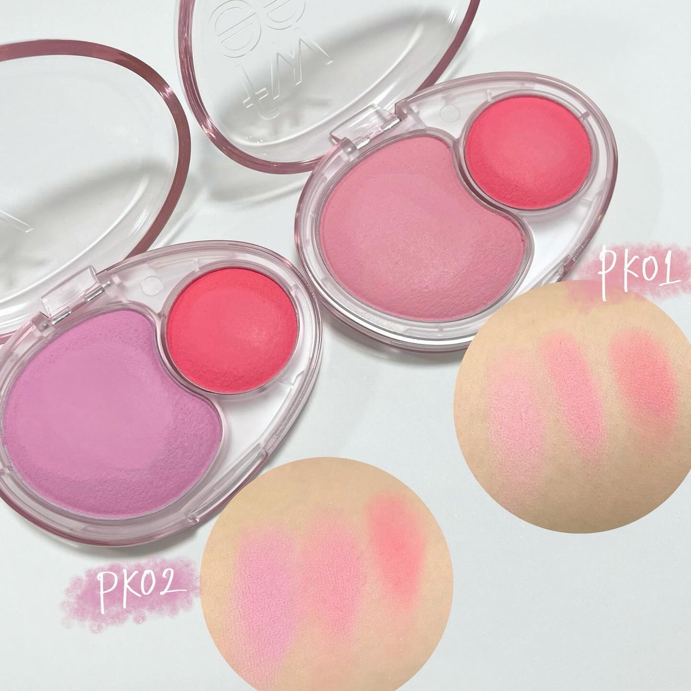 デュアルチークメロウ/fwee/ジェル・クリームチークを使ったクチコミ(2枚目)