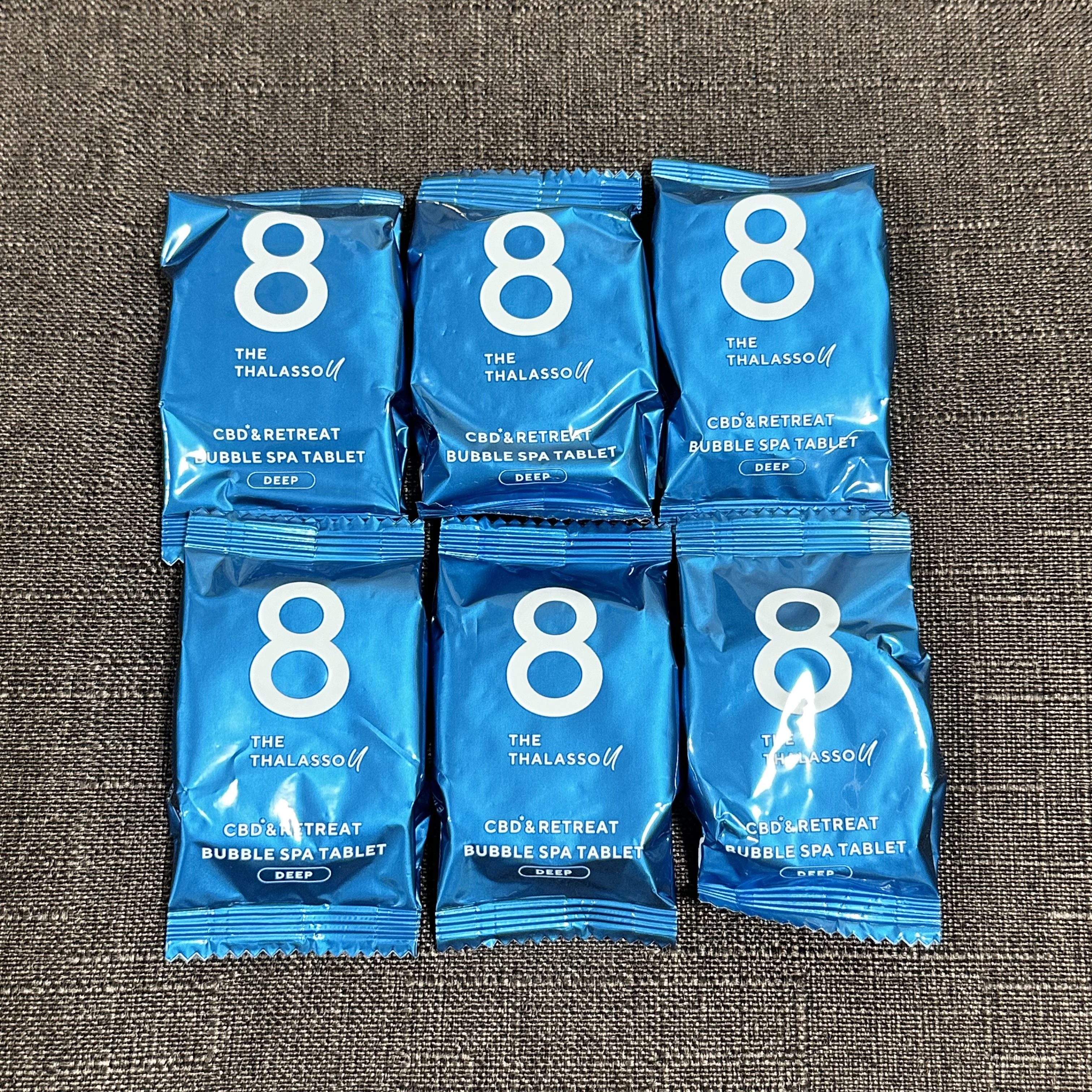 エイトザタラソ ユー CBD&リトリート バブルスパ タブレット入浴料 ディープ シトラスミントの香り/エイトザタラソ/炭酸系入浴剤を使ったクチコミ（3枚目）