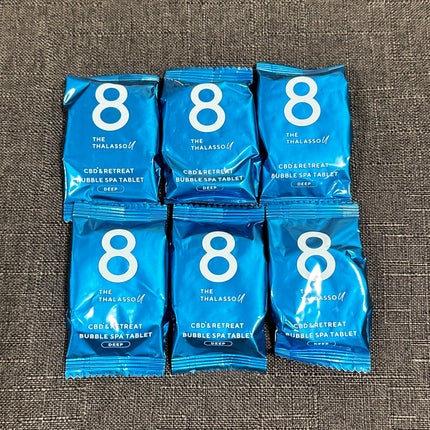 エイトザタラソ エイトザタラソ ユー CBD&リトリート バブルスパ タブレット入浴料 ディープ シトラスミントの香りのクチコミ「💄深いブルーのお湯色が心穏やかに🫧💄
エイトザタラソ
エイトザタラソ ユー CBD&リトリ.....」(3枚目)