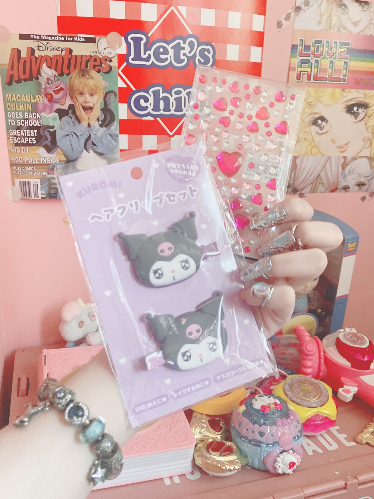 前髪クリップ/サンリオ/ヘアアクセサリーを使ったクチコミ（3枚目）