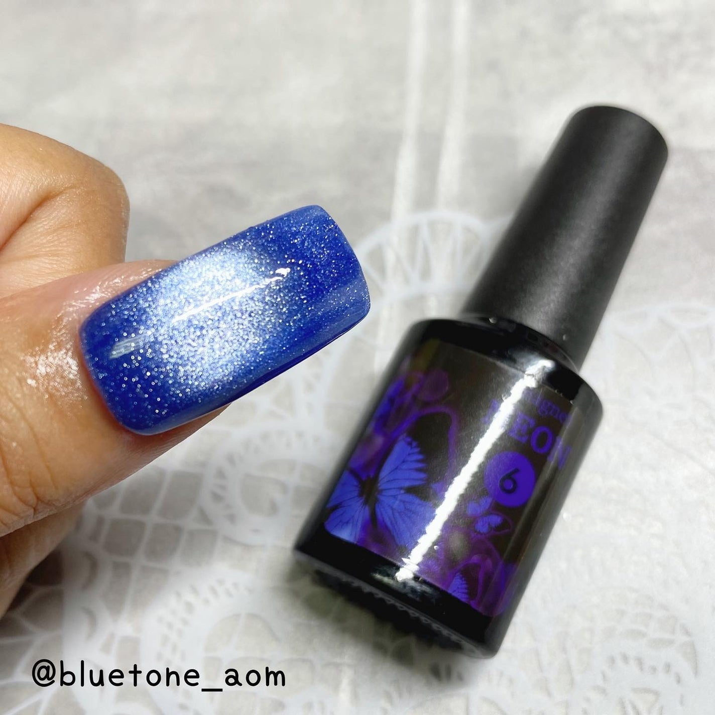 NEONマグネットジェル/ネイル工房/ジェルネイルを使ったクチコミ(8枚目)