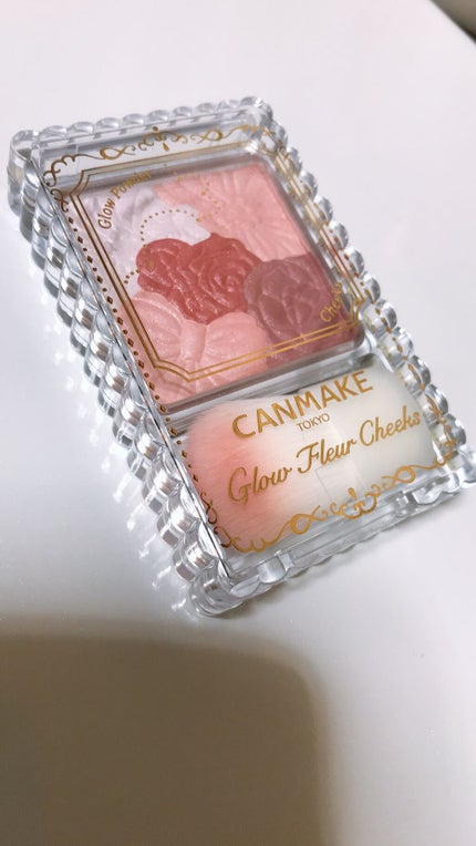 グロウフルールチークス/キャンメイク/パウダーチークを使ったクチコミ(1枚目)