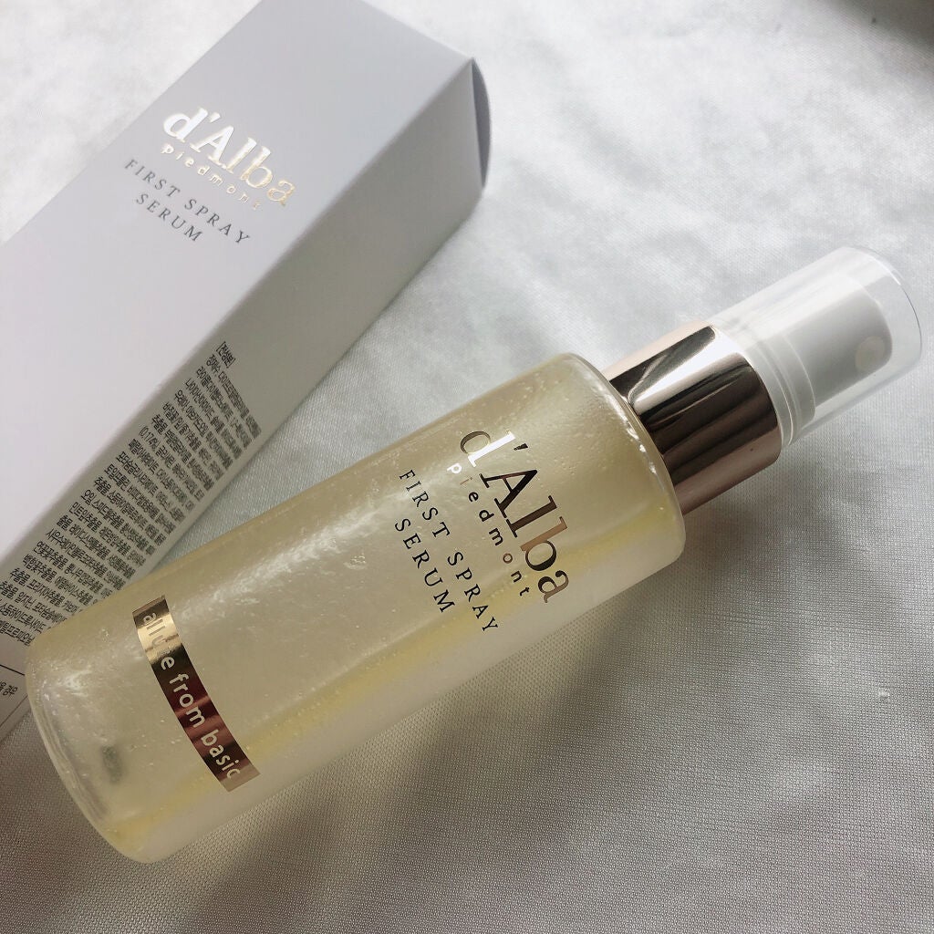 ダルバ ホワイトトリュフファーストスプレーセラム/ダルバ/ミスト状化粧水を使ったクチコミ(4枚目)