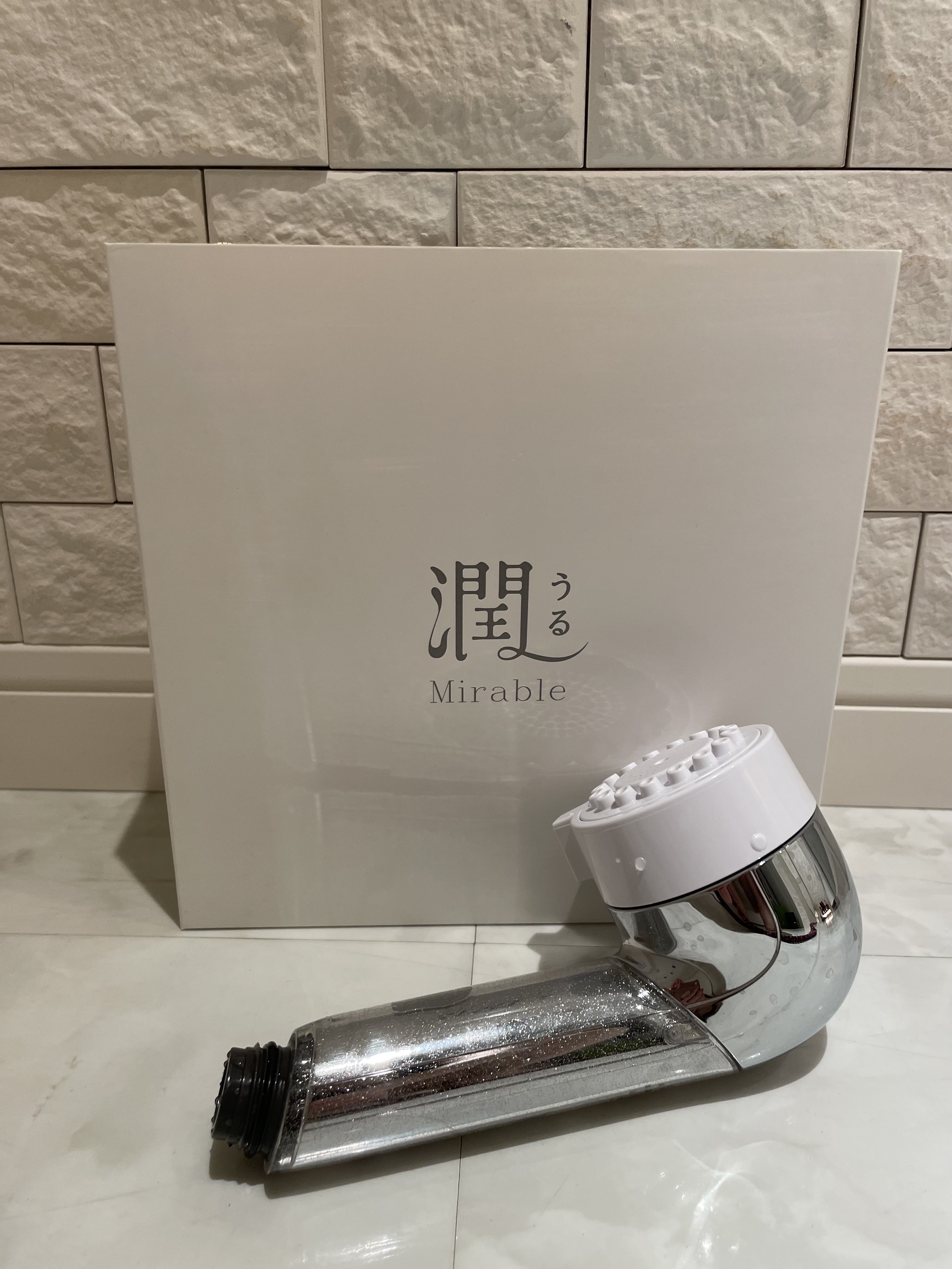ミラブル潤/ミラブル/シャワーヘッドを使ったクチコミ（1枚目）