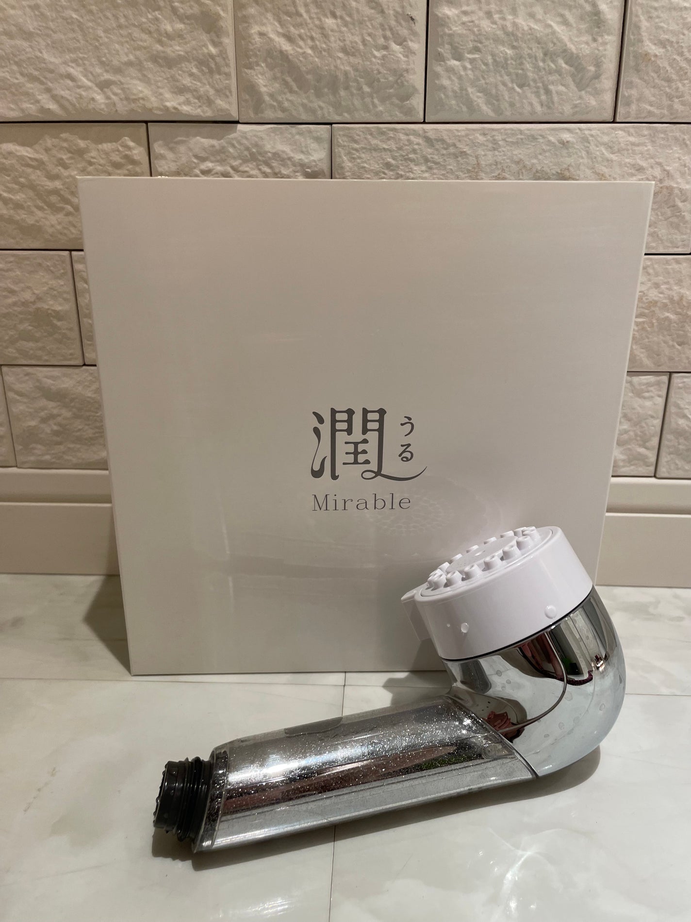 ミラブル潤/ミラブル/シャワーヘッドを使ったクチコミ(1枚目)