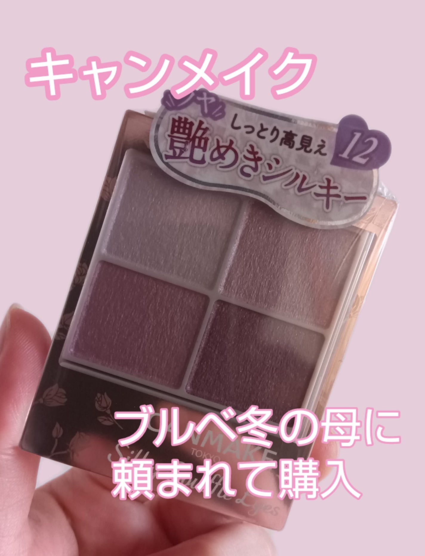 シルキースフレアイズ/キャンメイク/アイシャドウパレットを使ったクチコミ(1枚目)