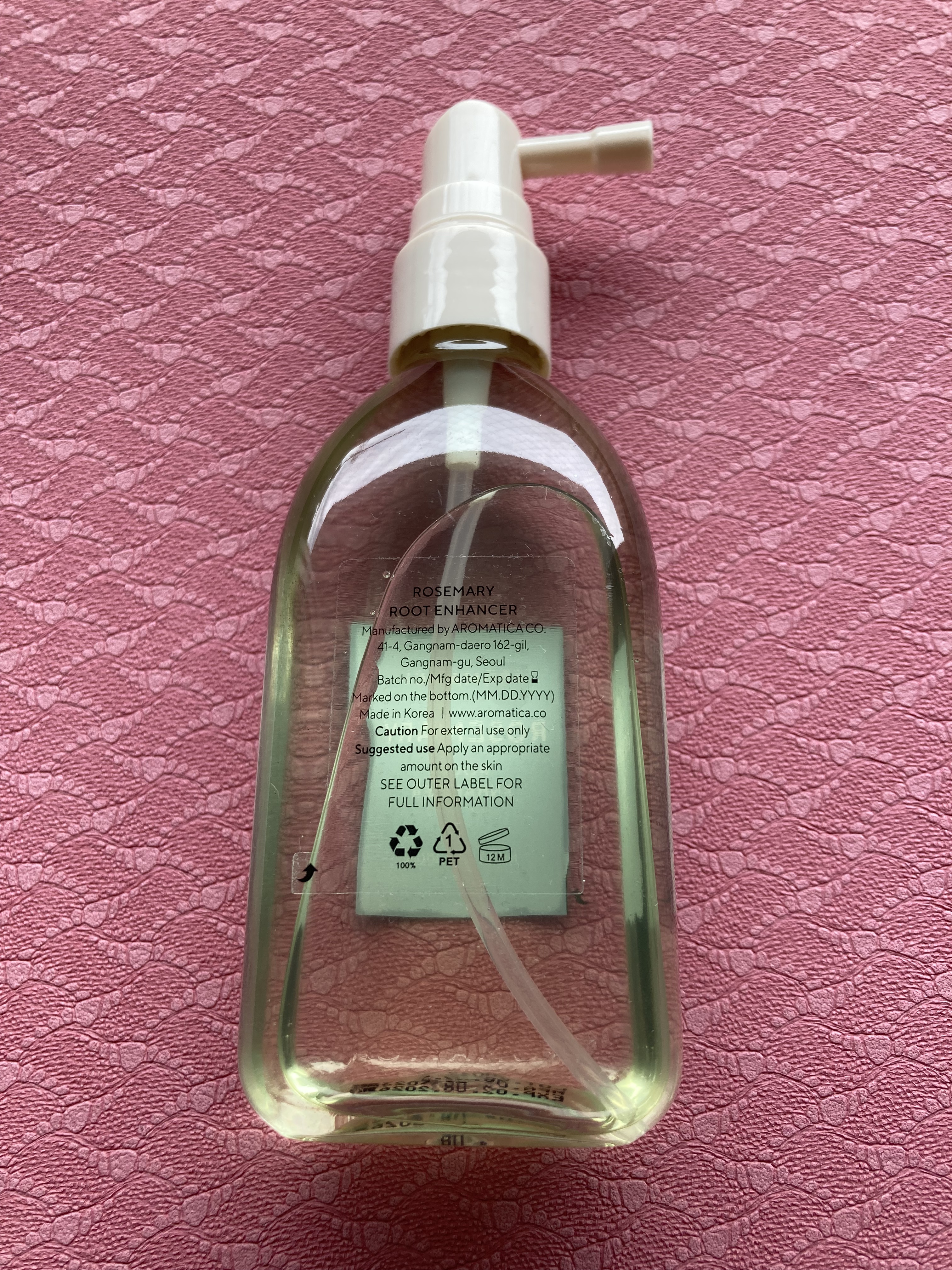 ローズマリールートエンハンサー/AROMATICA/頭皮ローションを使ったクチコミ（2枚目）