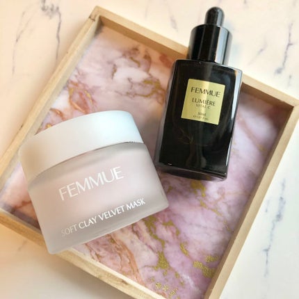 ソフトクレイ ベルベットマスク/FEMMUE/洗い流すパック・マスクを使ったクチコミ(1枚目)