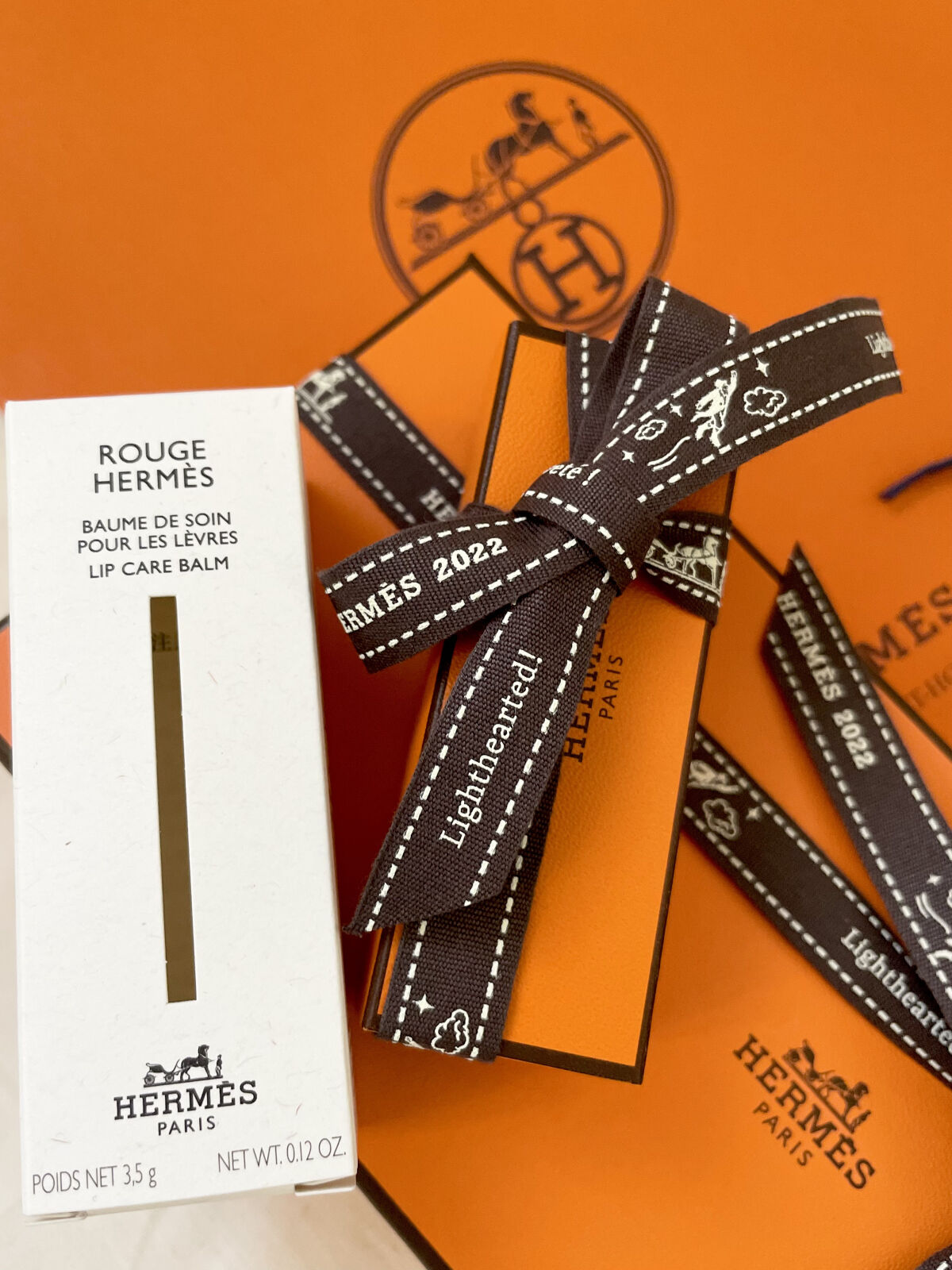 ルージュ エルメス ボーム ドゥ ソワン プール レ レーヴル/エルメス/リップバームを使ったクチコミ（2枚目）