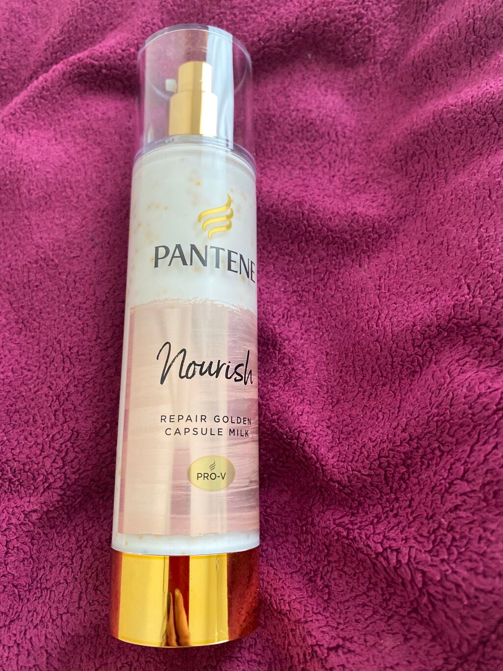 リペアー ゴールデン カプセル ミルク/パンテーン/ヘアミルクを使ったクチコミ(1枚目)