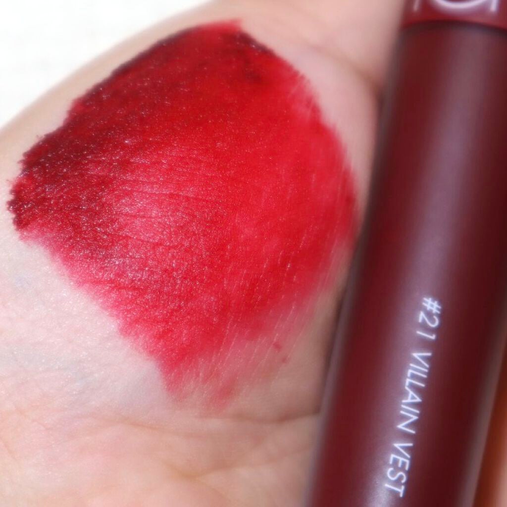 ゼロベルベットティント/rom&nd/リップティントを使ったクチコミ(4枚目)