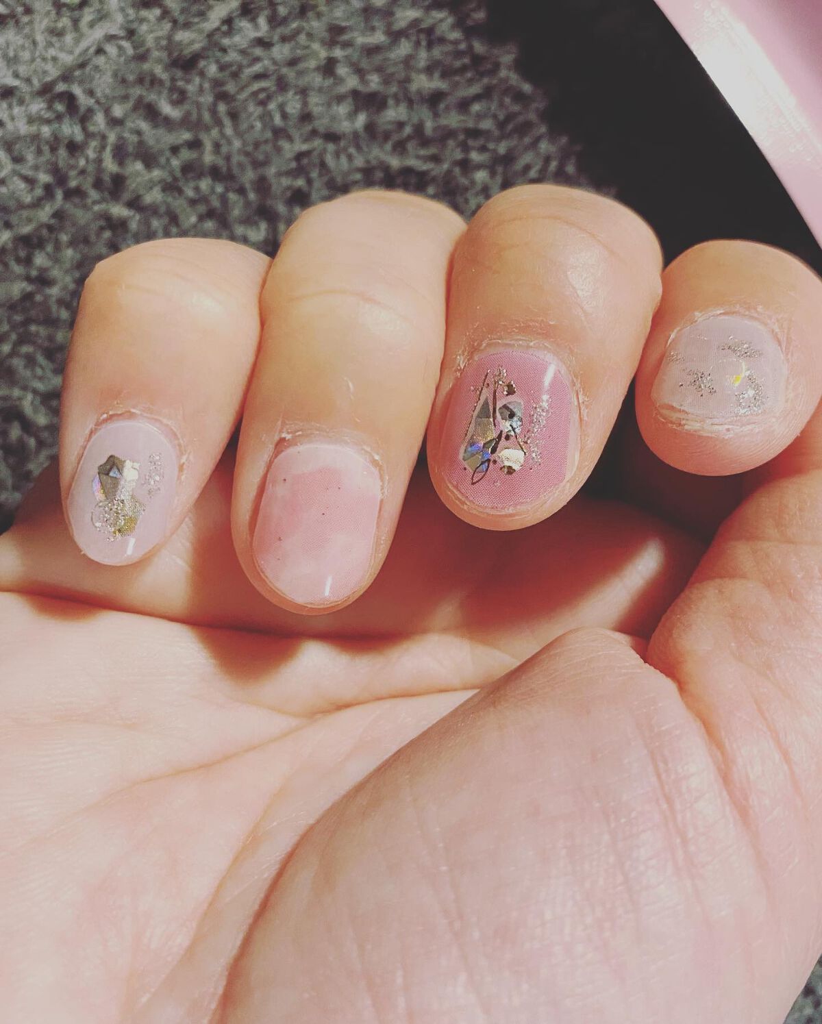 Carrie125 on LIPS 「【BEAUTYAVENUEリアルジェルネイルシール】ネイルアー..」(5枚目)