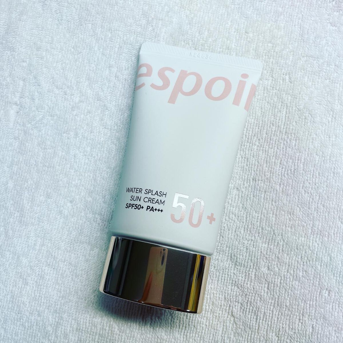 ウォータースプラッシュサンクリーム/espoir/日焼け止め・UVケアを使ったクチコミ（2枚目）