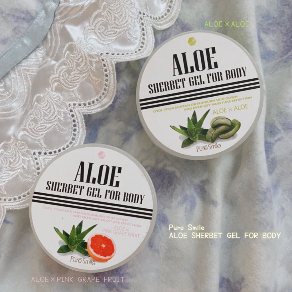 ピュアスマイル アロエシャーベットジェル/Pure Smile/ボディローションを使ったクチコミ(2枚目)