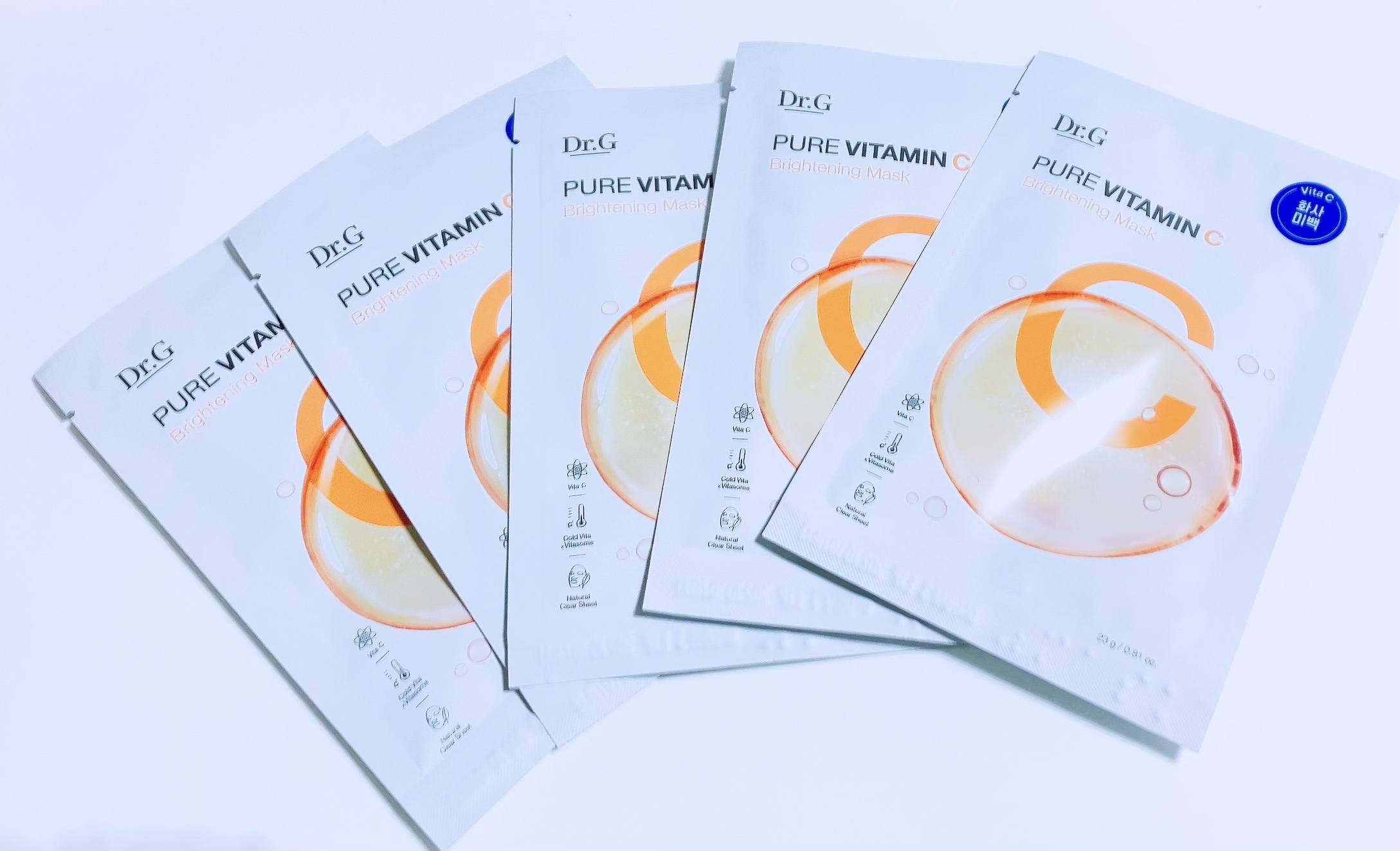ドクタージー ピュア ビタミンC ブライトニングマスク/Dr.G/シートマスク・パックを使ったクチコミ（2枚目）