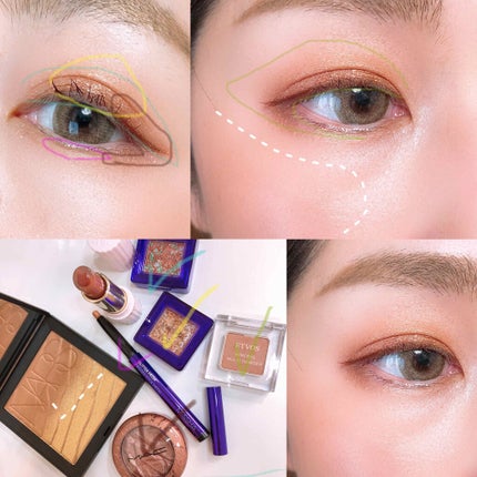 パラダイスファウンド ブロンズパウダー/NARS/パウダーチークを使ったクチコミ(2枚目)