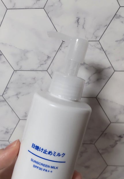 日焼け止めミルク SPF30/無印良品/日焼け止めミルクを使ったクチコミ(2枚目)