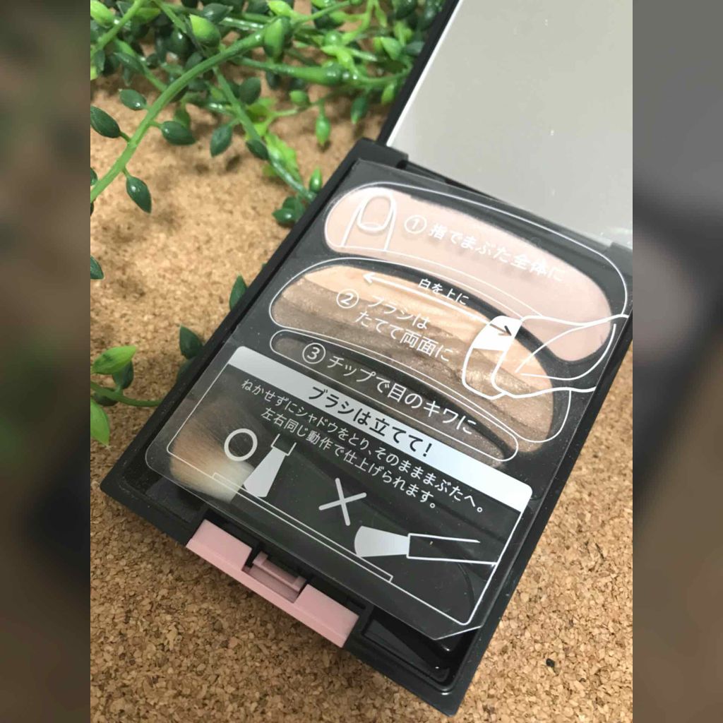 ブラシひと塗りシャドウ/オーブ/アイシャドウパレットを使ったクチコミ(2枚目)