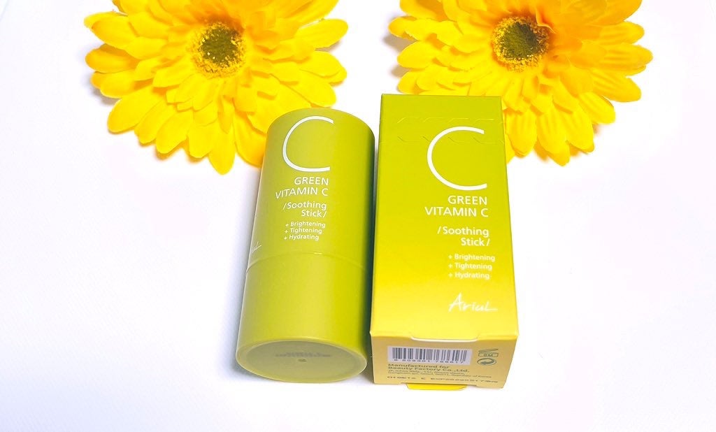 グリーンビタミンCスティック/Ariul/フェイスバームを使ったクチコミ(2枚目)
