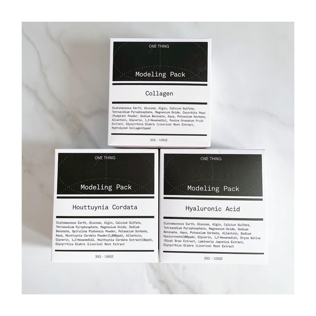 モデリングパック コラーゲン/ONE THING/シートマスク・パックを使ったクチコミ(1枚目)