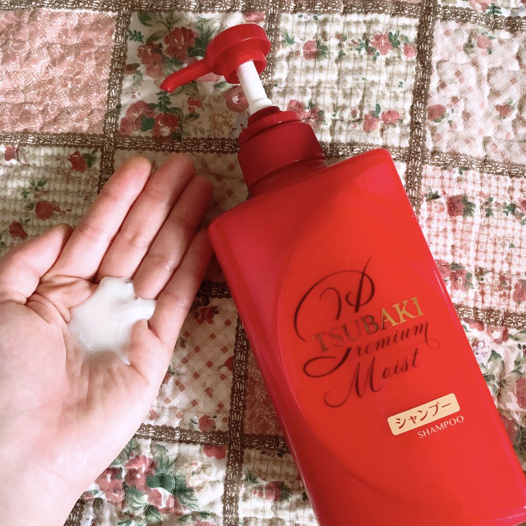 プレミアムモイスト シャンプー／ヘアコンディショナー/TSUBAKI/市販シャンプーを使ったクチコミ（2枚目）