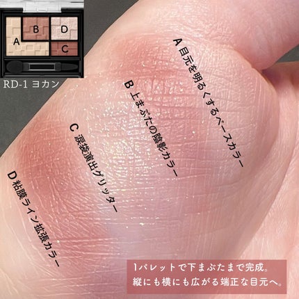 バーチャルアイズメイカー/KATE/アイシャドウパレットを使ったクチコミ(2枚目)