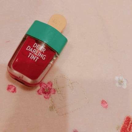 ディアダーリン ウォータージェルティント (アイスティント)/ETUDE/口紅を使ったクチコミ(1枚目)
