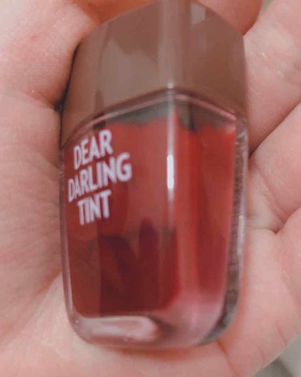 ディアダーリン ウォータージェルティント (アイスティント)/ETUDE/口紅を使ったクチコミ(3枚目)