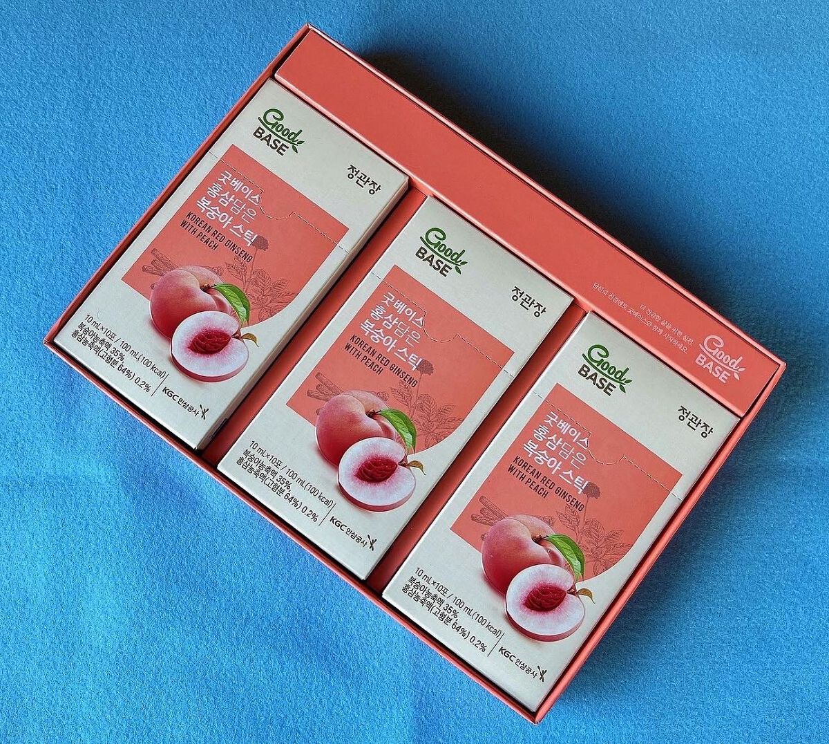 GoodBASE 紅参・ピーチスティック/正官庄/美容ドリンクを使ったクチコミ（3枚目）