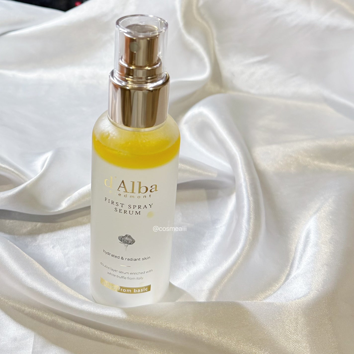 ダルバ ホワイトトリュフファーストスプレーセラム/ダルバ/ミスト状化粧水を使ったクチコミ(2枚目)