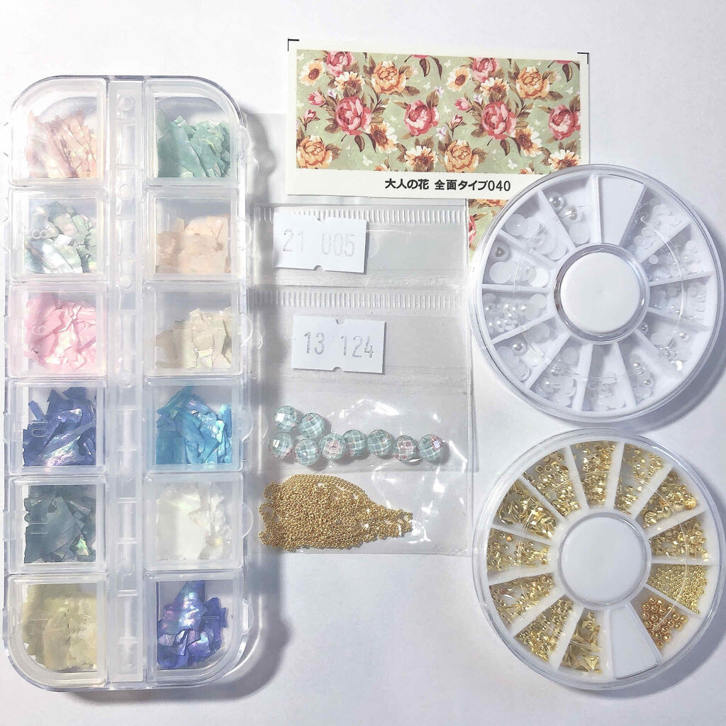 大人の花ネイルシール/ネイル工房/ネイルシールを使ったクチコミ（3枚目）